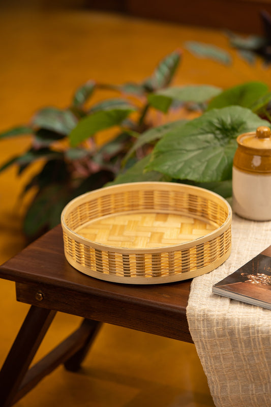 Thaambalam Bamboo Woven Tray