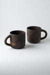 Shyama - Set of 2 Terracotta Black Mugs