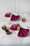 Wooden Napkin Ring - Set of 6